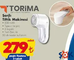 TORİMA ŞARJLI TİFTİK MAKİNESİ